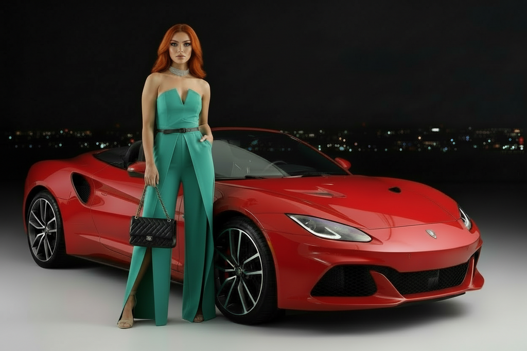 Hollow Long Jumpsuit Women Fashion Zipper Fitted Split Jumpsuit Elegant Breast Wide Leg Jumpsuit