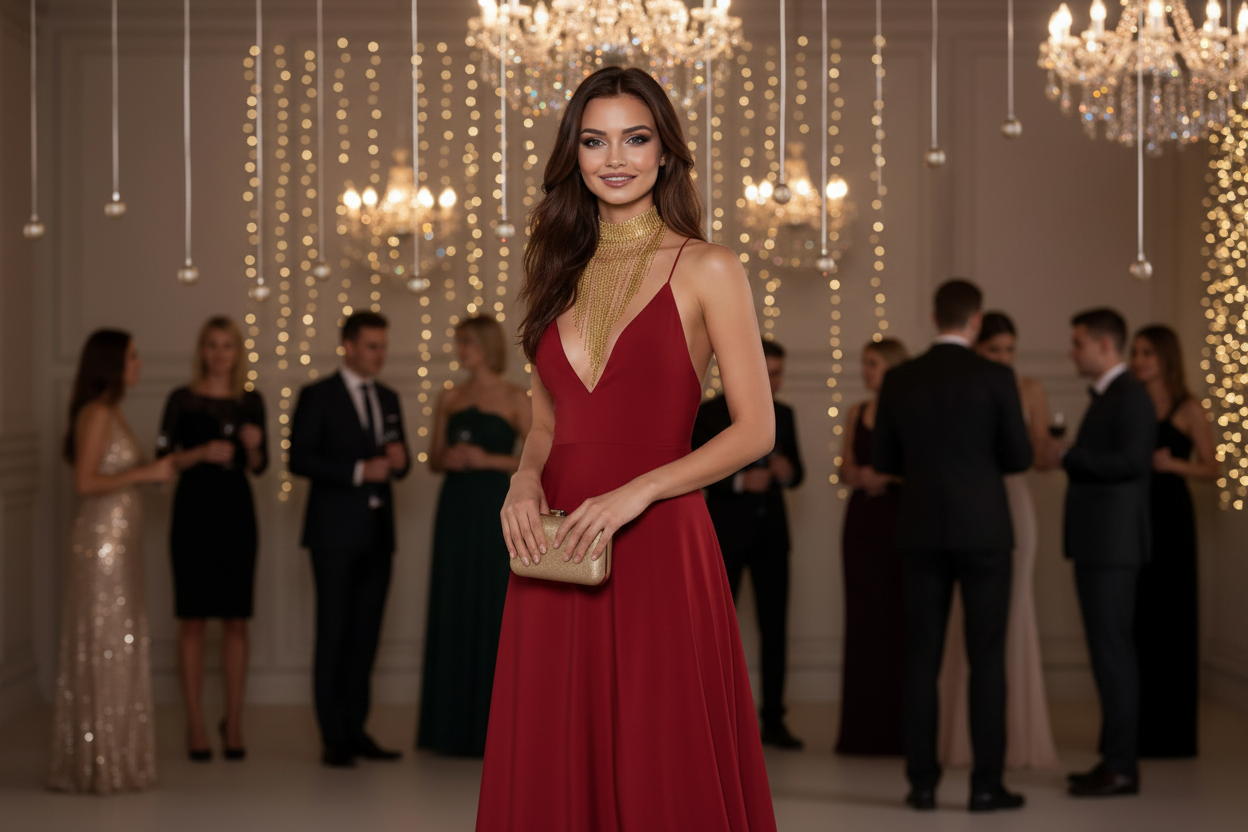 European And American Fashion Simple Wild Necklace Luxury Rhinestone Tassel Necklace Sexy Bar Club Accessories Choker