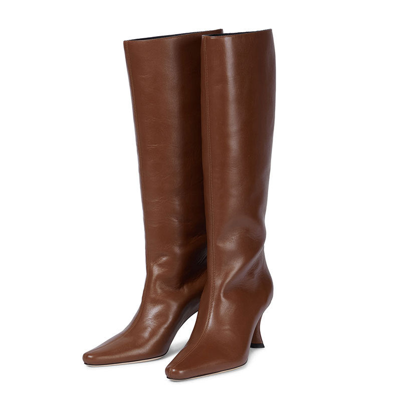 boot Square Head Cowboy Boot Women